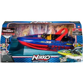 تصویر قایق کنترلی NIKKO مدل RACE BOATS قرمز 