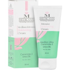 تصویر کرم مرطوب کننده مدیلن پوست خشک اوره 5% حجم 50 میلی لیتر Medilann Moisturizing Cream For Dry Skin 50ml