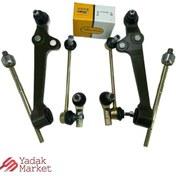 تصویر جلوبندی کامل ۸ تکه میشلن مناسب تیبا 1و۲، ساینا، کوییک 