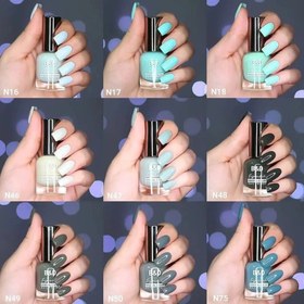 تصویر لاک ناخن بی اند دی 10 میل - رنگ ها در کالیته موجود هستند B&D nail polish