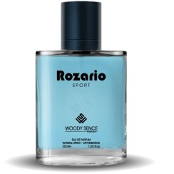 تصویر ادوپرفیوم مینیاتوری آقایان وودی سنس مدل روزاریو اسپرت Rozario Sport حجم 30 میل 