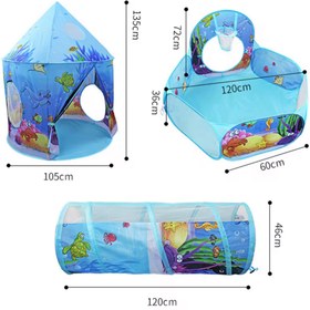 تصویر چادر تونل دار کودک 