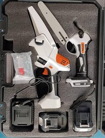 تصویر ست قیچی و اره شارژی اشتیل 