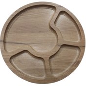 تصویر سینی سرو مزه گرد 