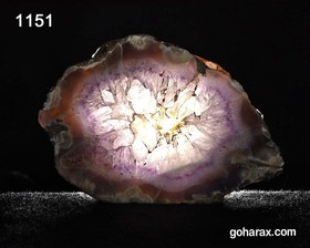 تصویر سنگ زینتی ژئود آمیتیست 