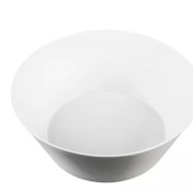 تصویر پیاله چینی زرین فرم اس سفید (سایز 24) Zarin Iran S-form White 1 Piece Porcelain Bowl 24