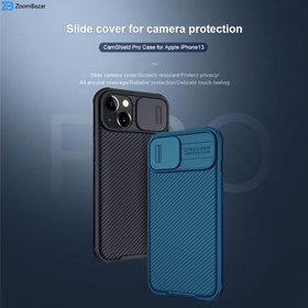 تصویر گارد ضد ضربه نیلکین iPhone 14 مدل Camshield Pro Case iPhone 14 Nillkin CamShield Pro Case