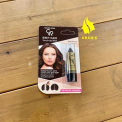 تصویر استیک پوشاننده موهای سفید شماره ۰۲ قهوه ای بسیار تیره 