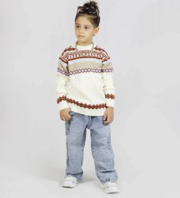 تصویر پلیور ژاکارد کد 8302 