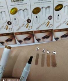 تصویر ماژیک هاشور ابرو 4 خط فلورمار 48 ساعته ضد آب (استخری)شماره ۰۴ Hashore eyebrow magic 4 lines Flormaer 48 hours waterproof (pool) number 04