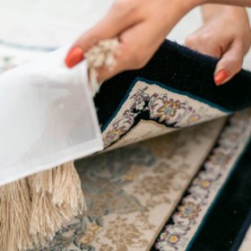 تصویر محافظ ریشه فرش 12 متری جنس حریر مدل Carpet Protector 