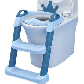 تصویر رابط توالت فرنگی پله دار کودک مدل تاج دار 