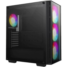 تصویر کیس کامپیوتر دیپ کول MATREXX 55 V4 C RGB Mid Tower مشکی DeepCool MATREXX 55 V4 C RGB Mid Tower Black Computer Case