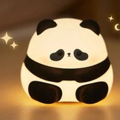 تصویر چراغ خواب سیلیکونی طرح پاندا Panda silicon lamp