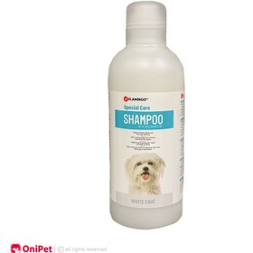 تصویر شامپو فلامینگو سگ موهای روشن White Coat Shampoo Flamingo