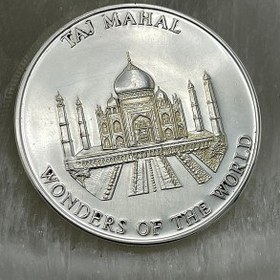 تصویر سکه یادبود 2005 مالت جشن پادشاهی مالتا Malta Silver coin 1000 Liras 2005 TAJ MAHAL 