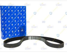 تصویر مجموعه تسمه تایمینگ 132 دندانه L90 با غلتک تسمه سفت کن وهرزگرد-موتور K4M ایساکو 