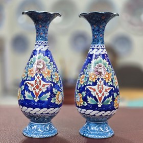 تصویر گلدان میناکاری 