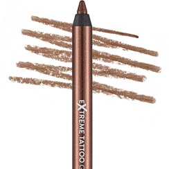 تصویر مداد چشم ژلی فلورمار - Glitzy Brown 01 Extreme Tattoo Gel Pencil Flormar