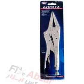 تصویر انبر قفلی دم باریکی لیکوتا مدل APT-39003B LICOTA LONG NOSE WITH WIRE CUTTER LOCKING PLIERS MODEL APT-39003B