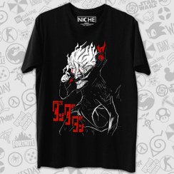 تصویر تیشرت Dandadan طرح Okarun White and Red 