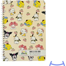 تصویر دفتر مشق ۸۰ برگ حاشیه دار طرح کرومی 