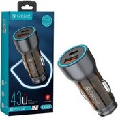 تصویر شارژر فندکی 43 وات سلبریت مدل Celebrat CC09 