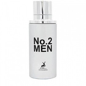 تصویر ادو پرفیوم مردانه الحمبرا مدل No. 2 Men حجم 80 میلی لیتر عطر مردانه