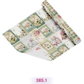 تصویر کاغذ کادو طرح گل (کد 385.1) 