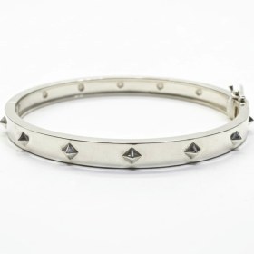 تصویر دستبند نقره راس 