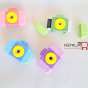 تصویر تراش فانتزی طرح دوربین با پاک کن غلطک دار 