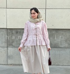 تصویر شومیز زنانه مدل رها حانی گلی 