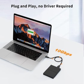 تصویر میکرو کابل USB 3.1، کابل اتصال کوتاه/ برای USB 3.1 Type C/ Apple Macbook (Pro)، سازگار با هارد اکسترنال - ارسال 20 روز کاری ا USB C to USB 3.1 GEN2 Micro-B (10G), CableCreation 1ft Micro USB 3.1 Type C Cable for Apple Macbook (Pro), Chromebook Pixel, HDD External Hard Driver & More, 0.3M /Black 4FT Black USB C to USB 3.1 GEN2 Micro-B (10G), CableCreation 1ft Micro USB 3.1 Type C Cable for Apple Macbook (Pro), Chromebook Pixel, HDD External Hard Driver & More, 0.3M /Black 4FT Black