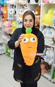 تصویر عروسک هویج بالشتی ۵۰ سانتی 