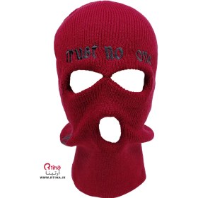تصویر کلاه فیس مدل دریل ماسک زرشکی (فری سایز) 