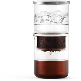 تصویر قهوه‌ساز با یخ Icafilas مدل M224 Icafilas cold brew ice dripper Portable Coffee M224