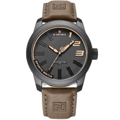 تصویر ساعت مردانه اورجینال نویفورس جیر( موجود در رنگبندی) NF9202 Men's Naviforce original suede leather watch (available in different colors) model NF9202