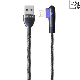 تصویر کابل لایتنینگ سیبراتون مدل S445i طول 1 متر Cable USB to Lightning Sibraton model S445i length 1 meter