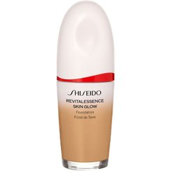 تصویر کرم پودر رویتال اسنس اسکین گلو شیسیدو 350 - Maple اورجینال ا Revital essence Skin Glow foundation makeup Shiseido Revital essence Skin Glow foundation makeup Shiseido