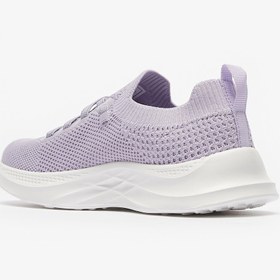 تصویر کفش ورزشی دخترانه بدون بند با جزئیات بند و نوار کششی برند oaklan by shoexpress Girls Solid Slip On Sports Shoes with Lace Detail and Pull Tabs