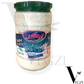 تصویر ماست سویا دلال بکر soy yogurt