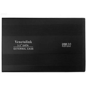 تصویر باکس تبدیل هارد اکسترنال SATA به USB 3.0 ونتولینک 3.5 اینچی Venetolink SATA To USB 3.0 3.5 inch HDD External Case