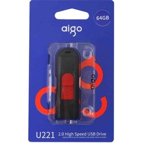 تصویر فلش مموری Aigo U221 ظرفیت 64 گیگابایت USB2.0 