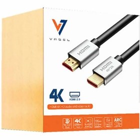 تصویر کابل HDMI VER 2.0 واصل طول 1.5متر VASEL HDMI VER 2.0 cable 1.5M