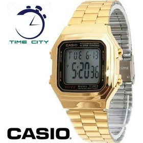 Casio outlet a178w gold