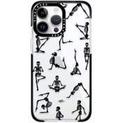 تصویر قاب ضد ضربه آیفون وینا مدل Skeleton Yoga - IPHONE 12 MINI / دور قاب قرمز ، پشت قاب بیرنگ 