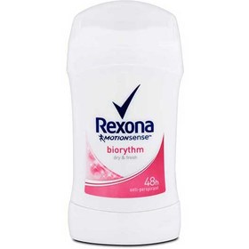 تصویر استیک ضد تعریق زنانه مدل Biorythm حجم 40میل رکسونا Rexona Deodorant Stick Biorythm For Women 40ml