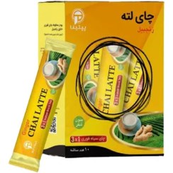 تصویر چای لته زنجبیل بدون شکر پپتینا بسته 10 عددی 
