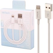 تصویر کابل آیفونی فست شارژ Mitech XP-231 2.1A 1m Mitech XP-231 1m Lightning Charging Cable