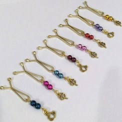 تصویر گیره روسری حجاب رنگ بندی مختلف (قیمت عمده) که به صورت تک هم فروخته میشود 